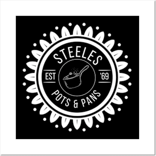 STEELES POTS AND PANS Posters and Art